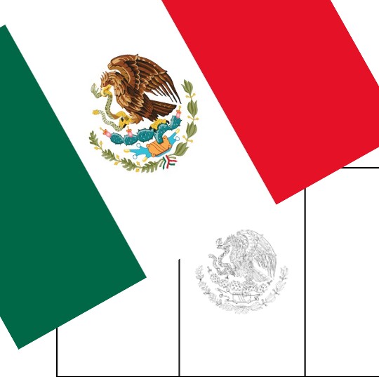 FREE Printable Mexico Flag color book pages 8½ x 11