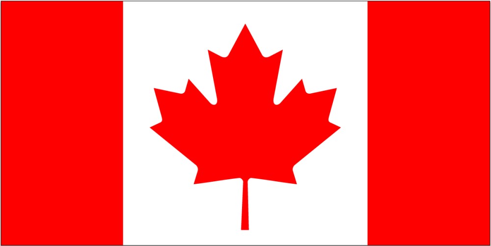 Images of our Canada full color flag