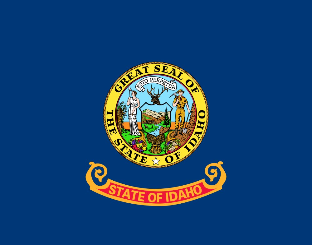 Images of our Idaho full color flag
