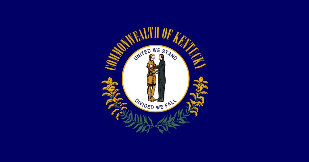 Images of our Kentucky full color flag