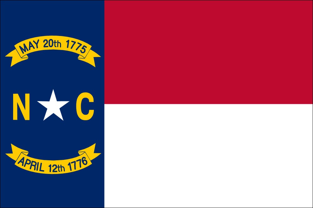 Images of our North Carolina full color flag