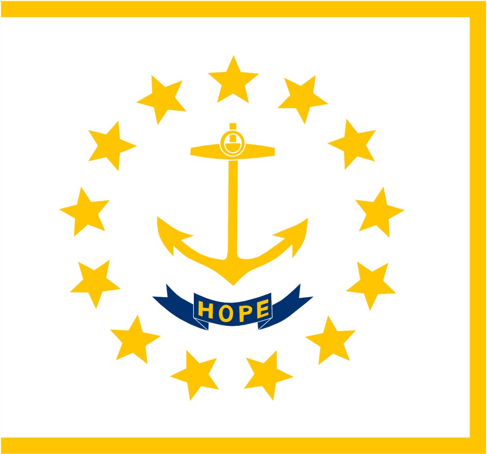 Images of our Rhode Island full color flag