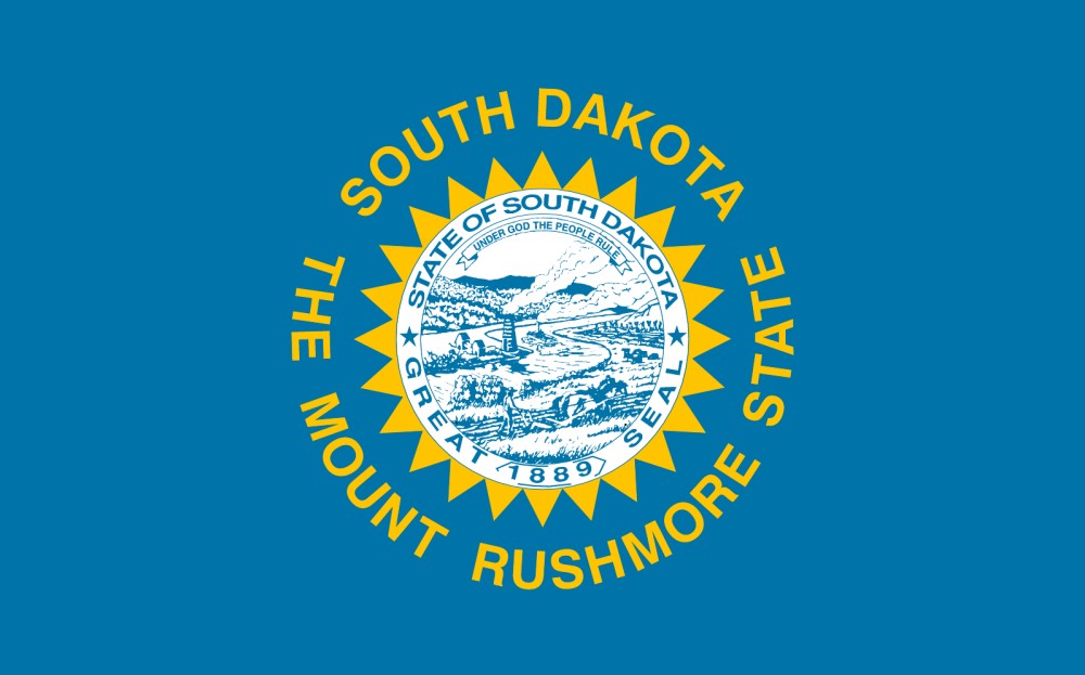 Images of our South Dakota full color flag