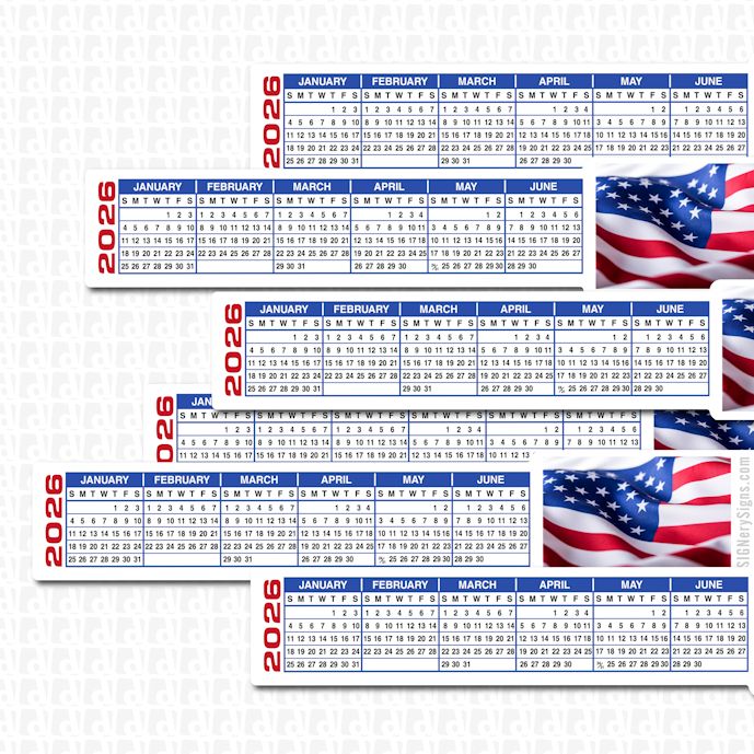 Image of 2026 Calendar Strips by deSIGNery