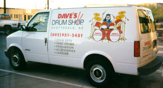 dave's drum shop van