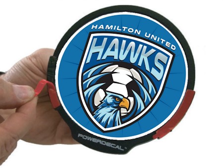 Images of our Custom Printed Lighted Sticker No. G2202-installation-1