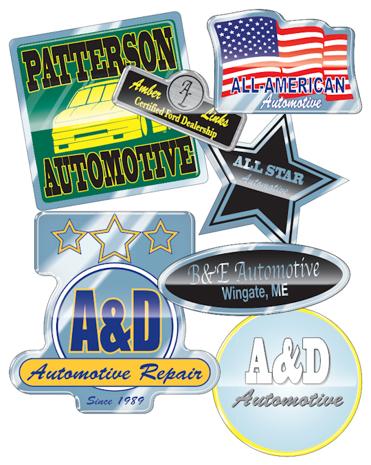 Image of Custom Shape 3-Dimensional Stickers by deSIGNery